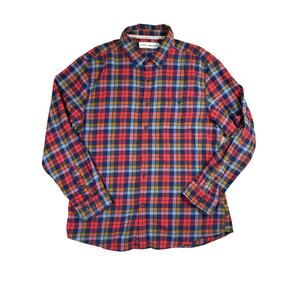 The Normal Brand Button Up Shirt Mens XXL Plaid Long Sleeve Flannel Cotton